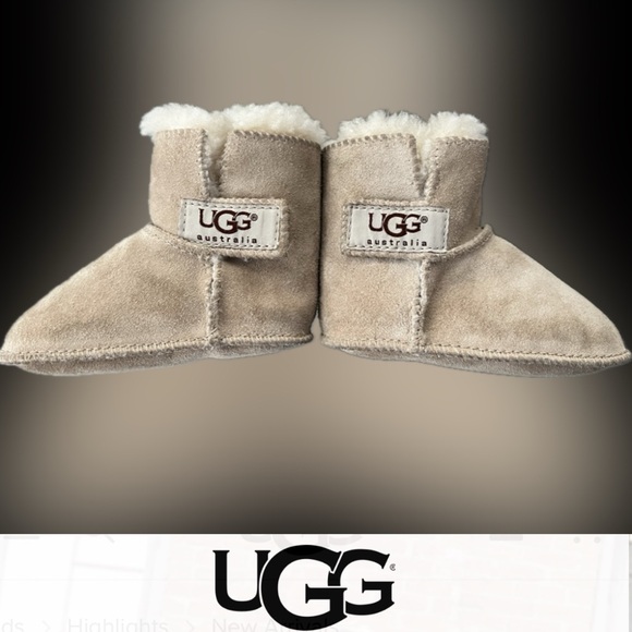 UGG Cream Baby Walker Booties - Picture 1 of 16